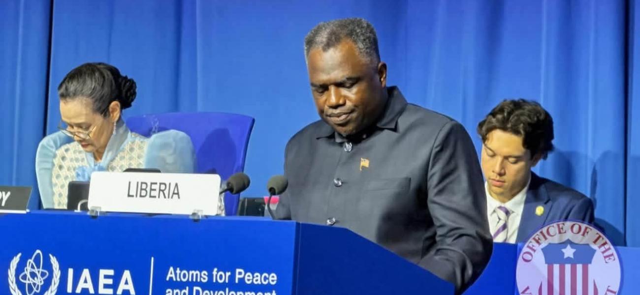 Photo credit: Office of the Vice President______ At IAEA General Conference, Vice President Koung highlights cancer care, food security, environmental protection and stronger radiation safety