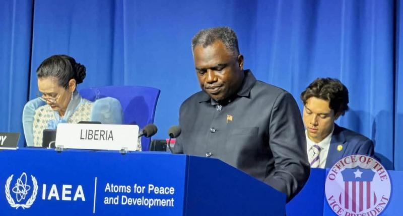 Photo credit: Office of the Vice President______ At IAEA General Conference, Vice President Koung highlights cancer care, food security, environmental protection and stronger radiation safety