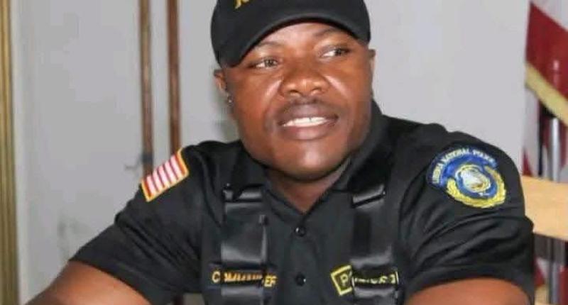 Detained former Liberia National Police officer Wadell Kwarbo