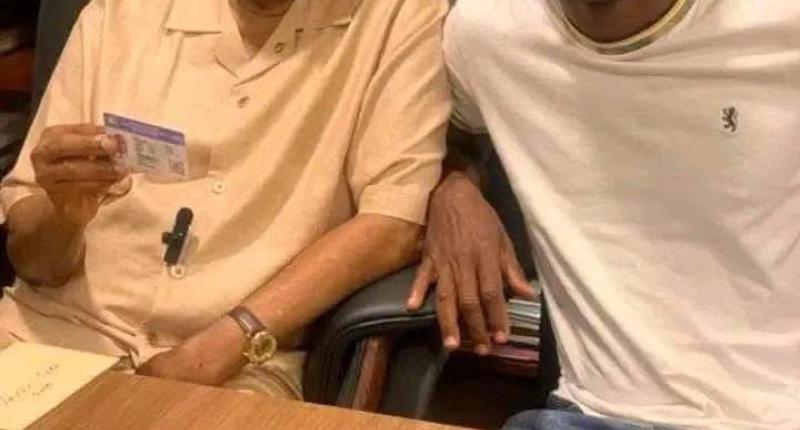 Rep. Yekeh and President Boakai 