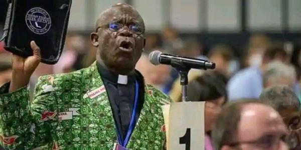 Rev. Jerry Kulah at a previous UMC Conference 