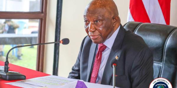 Liberian Leader President Joseph Boakai 