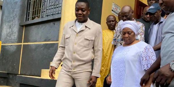 Former VP Howard-Taylor at Criminal Court "C"