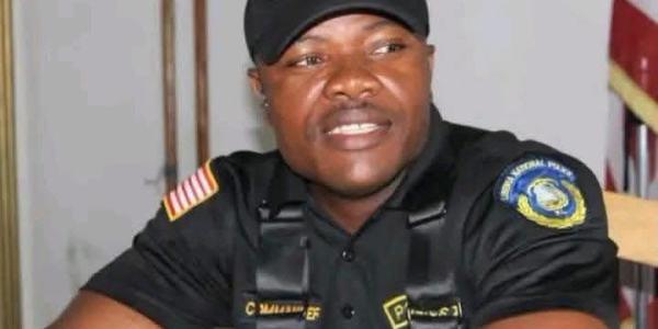 Detained former Liberia National Police officer Wadell Kwarbo